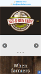 Mobile Screenshot of nevrdunfarm.com